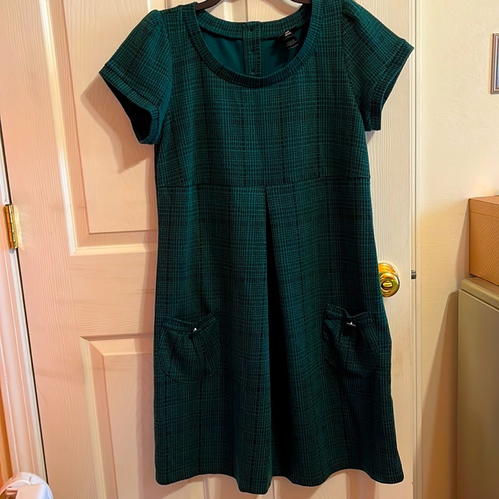 Cute green mini dress